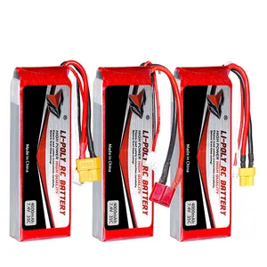 Guangdong Factory 8043130 7.4V 4000mAh lithium polymer battery RC high-speed car boat model battery pack 35C