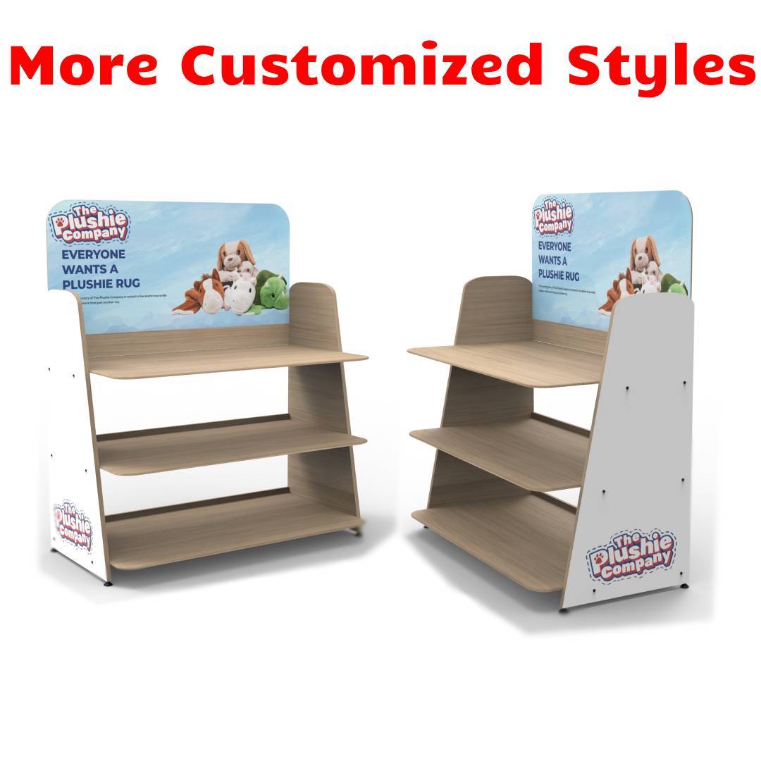 Custom Wooden Easy Assemble Display Rack for Snack & Popcorn Display Stand for Retail for Supermarkets & Retail Stores — view 5