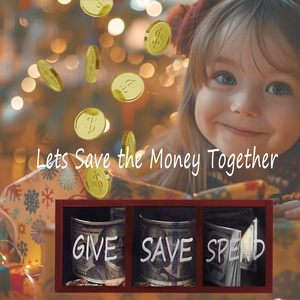 <span class=keywords><strong>Billetes</strong></span> Monedas Caja de madera <span class=keywords><strong>para</strong></span> ahorrar dinero <span class=keywords><strong>Hucha</strong></span> <span class=keywords><strong>para</strong></span> niños Adultos Dormitorio Sala de estar Lavandería Encimera - Product Image 6