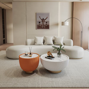 Canapé moderne 2025, design incurvé simple, résistant aux griffes de chat, en <span class=keywords><strong>cuir</strong></span> synthétique, personnalisable pour petit appartement, chambre à coucher - Product Image 6