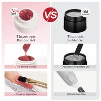MissGel Nouvelle Arrivée Hema Free Builder UV Gel OEM ODM 30g 1kg TPO Free Nail Gel Extension Self-Leveling Builder Gel dur pour ongles