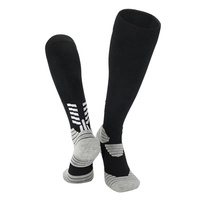 Chaussettes longues en Spandex pour jeunes, 1 paire, au dessus du genou, pour le Football, idéal pour les Sports de plein air