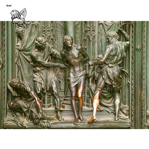 Blve Nghệ Thuật Hiện Đại Sang Trọng Trang Trí Nội Thất Cưỡi Ngựa La Mã Người Đàn Ông <span class=keywords><strong>Bronze</strong></span> Phù Điêu Tường Điêu Khắc Đúc Đồng Cứu Trợ - Product Image 6