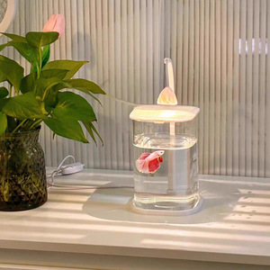 Milieuvriendelijk <span class=keywords><strong>Aquarium</strong></span> Voor Bettas Ultraheldere Kleine Glazen Tank Desktop En Woonkamerdecoratie - Product Image 2