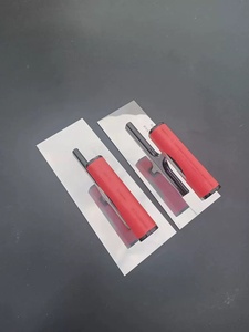 Espátula industrial de alta gama sin clavos para masilla, herramienta de pulido de barro de diatomeas, cuchillo con mango de plástico de esquinas cuadradas y acero inoxidable - Product Image 4