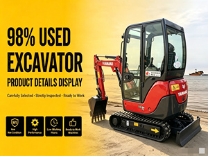 Miniexcavadora VIO17 Usada en Japón, 98% Nueva, con Cabina Cerrada y Aire Acondicionado, para Jardín o Granja Interior, a Bajo Precio - Product Image 5