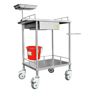 Mt Medisch Ziekenhuis Kar 3-Tier 304 Roestvrijstalen Chirurgisch Instrument <span class=keywords><strong>Trolley</strong></span> Prijs Roestvrijstalen Ziekenhuis <span class=keywords><strong>Trolley</strong></span> - Product Image 4