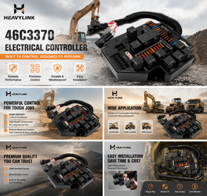 HEAVYLINK 46C3370 Electrical Controller For Construction Machines Trucks Heavy Equipment <b>Plug</b> And Play Design - Product Image 1