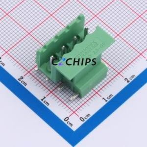1861060 Plug-in Terminal Block Through hole Component (THT),P=5mm Connector 5mm Green Straight Pin 4P - Product Image 1