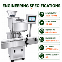 Machine de comptage électronique et de remplissage de bouteilles haute précision pour granulés solides de 1 à 15 mm avec préréglage de 1 à 9999 pièces