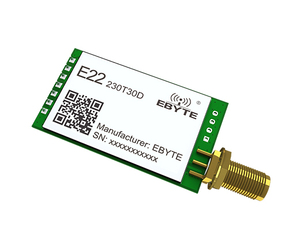 Module de port série sans fil LoRa Ebyte ODM E22-230T30D 10km 220.125-236.125MHz 30dBm UART, module sans fil LoRa à spectre étalé - Product Image 1