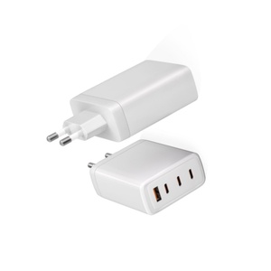Ce cấp giấy chứng nhận 100W 3-Port gan USB C khối sạc du lịch nhỏ gọn sạc đầu OTP cho máy tính xách tay điện thoại di động máy tính bảng PC Tai nghe - Product Image 1