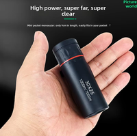 Telescopio Monocular Portátil de Alta Definición y Gran Aumento, Tecnología de Vanguardia, 30x-2000x, Diámetro del Objetivo de 25 mm, Compatible con Teléfonos Inteligentes