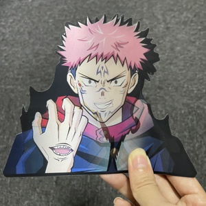 Yuji — autocollants adhésifs <span class=keywords><strong>Jujustu</strong></span> Kaisen, personnage de dessin animé, changement de image, pour décor de salle - Product Image 4