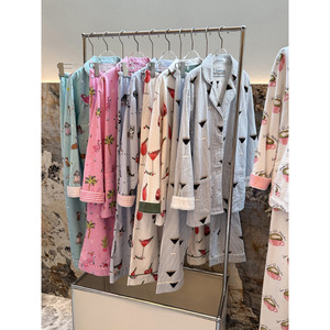 <span class=keywords><strong>Conjunto</strong></span> de Pijama Largo de Invierno Lijia <span class=keywords><strong>para</strong></span> <span class=keywords><strong>Mujer</strong></span>, de Doble Cara, Térmico, Suave, 100% Algodón - Product Image 3