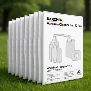 Sac pour aspirateur (10 pièces) Tissu peluche Blanc 6 904 084 0 - Product Image 3