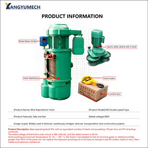 Palan électrique télécommandé Offre Spéciale 3 tonnes 10 tonnes palan électrique câble métallique palan antidéflagrant grue électrique à poutre unique - Product Image 6