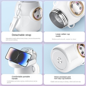 2025 édition spéciale tasse d'<span class=keywords><strong>eau</strong></span> extérieure pour enfants sur le thème <span class=keywords><strong>de</strong></span> la poupée 316 en acier inoxydable gros ventre thermos tasse couvercle ouvert à un bouton pour - Product Image 2