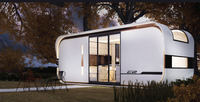 Cabane préfabriquée capsule préfabriquée chambre d'hôtel cabine de couchage pomme capsule maison Hangfa apple entrepôt avec chambre