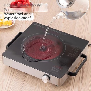 เตาอินฟาเรดแบบหัวเดียวเตาอินฟราเรดเตาเซรามิกแก้วคริสตัลสีดำ - Product Image 2