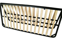 Matelas Fondation Plate-forme Métallique Cadre de Lit Queen Size Lattes en Bois Base de Lit en Métal
