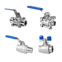 SS316 Válvula de bola roscada de servicio pesado 2PC Diseño de puerto completo 1000WOG 200 ℃ Manija de palanca manual de alta temperatura API 6D Agua certificada OEM