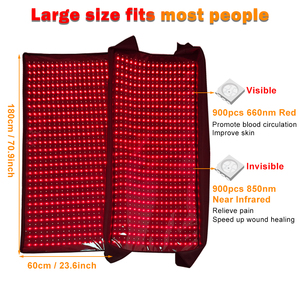 Kantung Tidur Terapi Cahaya Merah Seluruh Tubuh Terlaris 2025 Menggunakan Cahaya Berdaya Tinggi 660nm dan 850nm untuk Membantu Meredakan Nyeri Tubuh - Product Image 4
