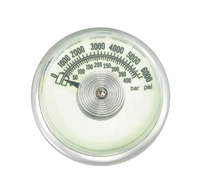 Vente chaude 25mm Mini manomètre en alliage de cuivre manomètre d'extincteur manomètre meilleur vendeur manomètre