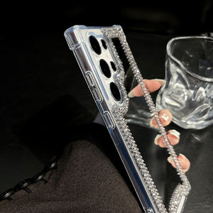 Glitter diamante Make Up specchio custodia del telefono per <span class=keywords><strong>Samsung</strong></span> <span class=keywords><strong>Galaxy</strong></span> Note20 S22 S23 S24 Ultra S25 <span class=keywords><strong>Plus</strong></span> S24FE Anti-goccia Girly <span class=keywords><strong>Cover</strong></span> - Product Image 3