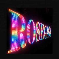 Luci LED per Decorazione Esterna, Ghirlanda Impermeabile IP68 in PVC, Luci Fatate Sospese per Giardino, RGB 12V 12mm, Luci Lampeggianti Natalizie