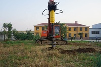 Machine de forage hydraulique pour roche et terre, pour excavatrices à couple élevé