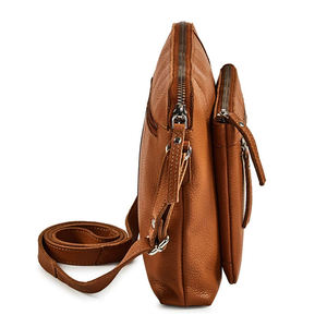 Bolsos cruzados de hombro de cuero de Color sólido de alta calidad para mujer, bolso cruzado hecho con el mejor Material para viajar - Product Image 4