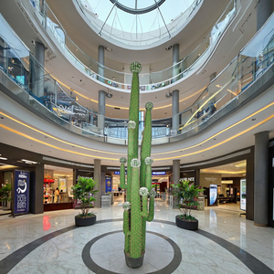 Grandes plantes artificielles de cactus tropicaux PE de haute assurance design de luxe de 295cm de hauteur pour l'aménagement paysager de l'herbe PE <span class=keywords><strong>d</strong></span>écorative <span class=keywords><strong>d</strong></span>'<span class=keywords><strong>intérieur</strong></span> - Product Image 4