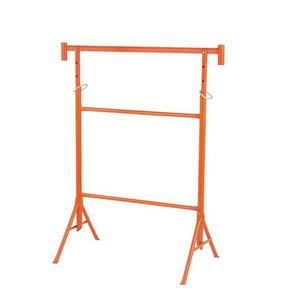 Tréteau d'<span class=keywords><strong>échafaudage</strong></span> bleu hauteur réglable chevalet 1.2x2.19m avec pied pivotant chevalets de <span class=keywords><strong>maçon</strong></span> avec pieds fixes - Product Image 1