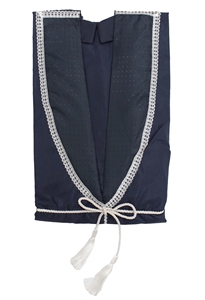 Robe funéraire à col à revers pour hommes, vêtement funéraire de style robe pour adultes décédés, <span class=keywords><strong>tenue</strong></span> de cercueil en satin doux - Product Image 3