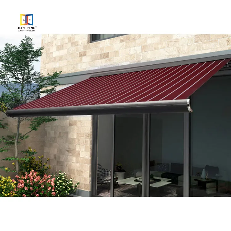 Ngoài trời Windproof rèm cuốn nhôm Sun Shade kích thước tùy chỉnh