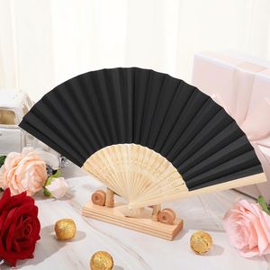 Éventail pliant en papier de bambou imprimé sur mesure, style chinois, pour cadeaux et souvenirs, vente en gros - Product Image 4