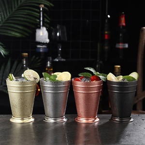 <span class=keywords><strong>Bicchiere</strong></span> Mint Julippe in Acciaio Inox, <span class=keywords><strong>Bicchiere</strong></span> da Cocktail Personalizzato, Speciale <span class=keywords><strong>Bicchiere</strong></span> in Metallo per Vino, Bevande Fredde, <span class=keywords><strong>Caffè</strong></span>, Latte e Tè - Product Image 1