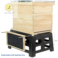 Outils pour apiculture à la ruche, Support de ruche en plastique noir, Base pour apiculture