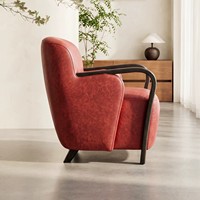 Canapé simple en bois massif, fauteuil durable et écologique pour la maison, design Wabi-Sabi, salon