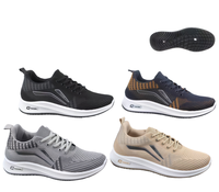 Chaussures de course à lacets pour hommes 2025 – Confortables, décontractées, tendance, semelle intermédiaire en EVA, semelle souple, amortissantes, respirantes – Collection Printemps