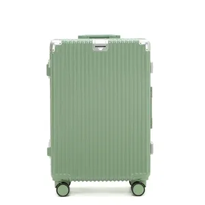 Bagaglio multifunzione in alluminio con struttura in metallo grande capacità valigia grande bagaglio