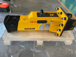 Nuevo Martillo Hidráulico Tipo Caja para Miniexcavadoras y Minicargadoras (0.8-2.5 Toneladas) Motor para Demolición 1 Año de Garantía - Product Image 1