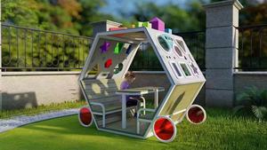 גן ילדים ילדים ילדים מגלפיות פלסטיק חיצוני ציוד מגרש משחקים - Product Image 4