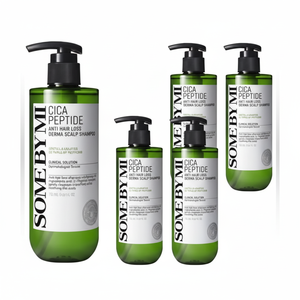 Mi Cica Peptide Anti-Caída del Cabello, Champú Derma para el Cuero Cabelludo 285ml, Paquete de 5 Unidades con Descuento, Mascarilla Capilar Líquida - Product Image 1