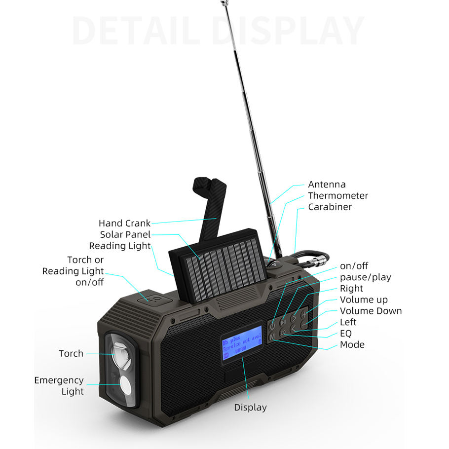 AM/FM/BT (ติดต่อเราเพื่อรับสี)