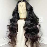 Vente en gros perruques de cheveux humains brésiliens bruts sans colle avec délié de bébé perruques dentelle frontale Full Hd perruques de cheveux humains pour les femmes noires