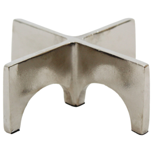 Vaso in vetro con base in metallo, vaso contemporaneo per centrotavola, elemento decorativo moderno per l'arredamento del soggiorno - Product Image 6