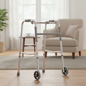 Top Rated Rolling Aluminium <b>Walker</b> – Adjustable Height, Lightweight, Durable <b>Frame</b>, Smooth Wheels, Easy to Use - Product Image 3