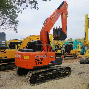 Hitachi ZAXIS 120-6 120-5 120-2 Excavadora usada 12 TON Earth Mover con caja de cambios de engranajes Componentes de núcleo PLC para la venta - Product Image 1